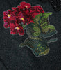 Dolce &amp; Gabbana Gray Embellished Crew Neck Pullover Sweater
