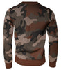 Dolce &amp; Gabbana Multicolor Camouflage Men Pullover Sweater
