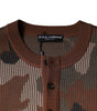Dolce &amp; Gabbana Multicolor Camouflage Men Pullover Sweater