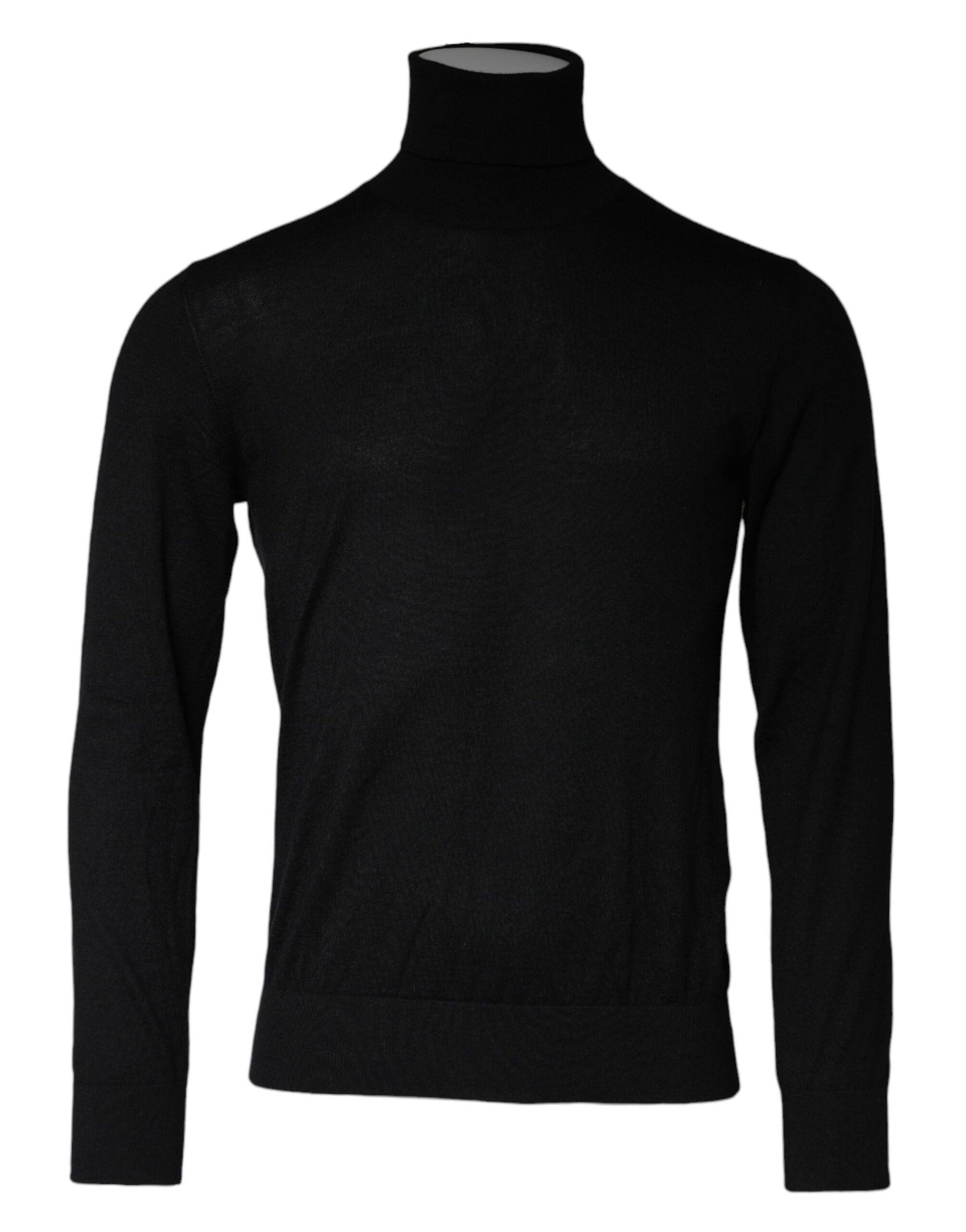 Dolce &amp; Gabbana Black LongSleeve Turtleneck Pullover Sweater
