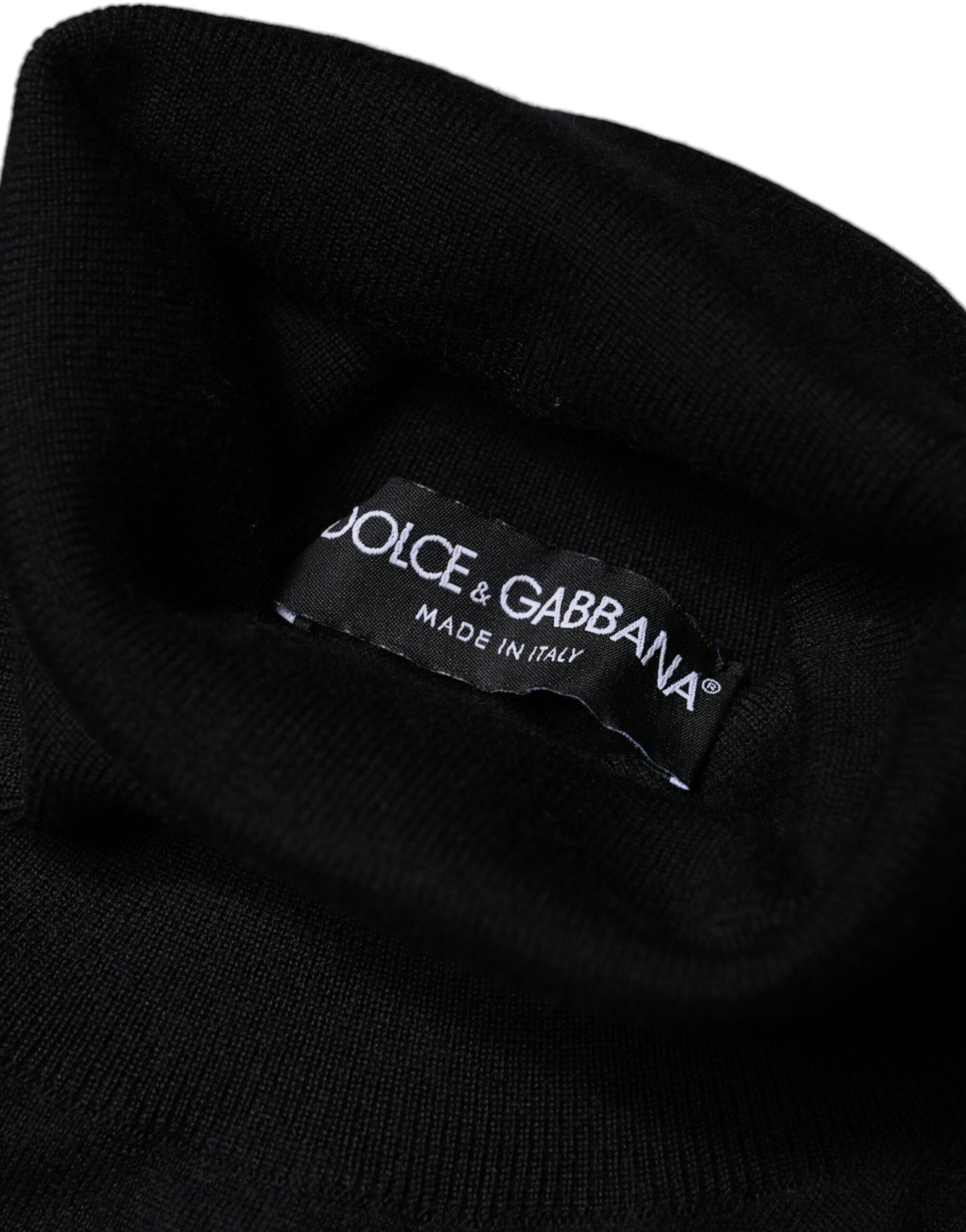 Dolce &amp; Gabbana Black LongSleeve Turtleneck Pullover Sweater