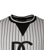 Dolce & Gabbana Black White Stripes Logo Sweatshirt Sweater