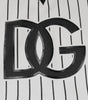 Dolce & Gabbana Black White Stripes Logo Sweatshirt Sweater