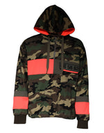 Dolce &amp; Gabbana Multicolor Camouflage Hooded Men Sweatshirt Sweater