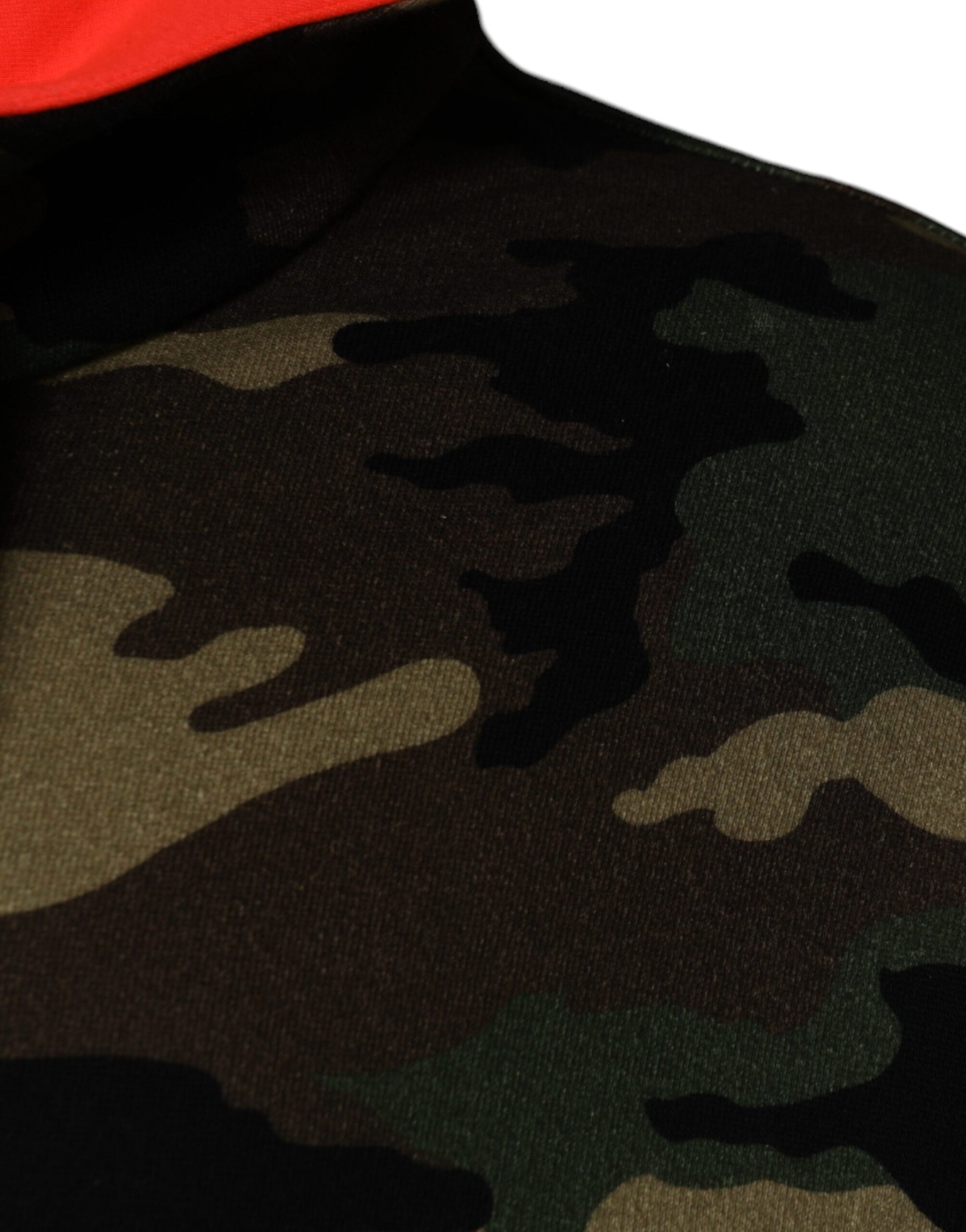 Dolce &amp; Gabbana Multicolor Camouflage Hooded Men Sweatshirt Sweater