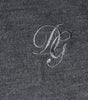 Dolce &amp; Gabbana Dark Gray Wool Crew Neck Pullover Sweater