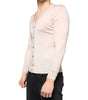 Dolce &amp; Gabbana Beige Cashmere Button Down Cardigan Sweater