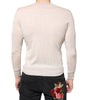 Dolce &amp; Gabbana Beige Cashmere Button Down Cardigan Sweater