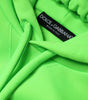 Dolce & Gabbana Green Logo Hooded Pullover Men Sweatshirt Sweater