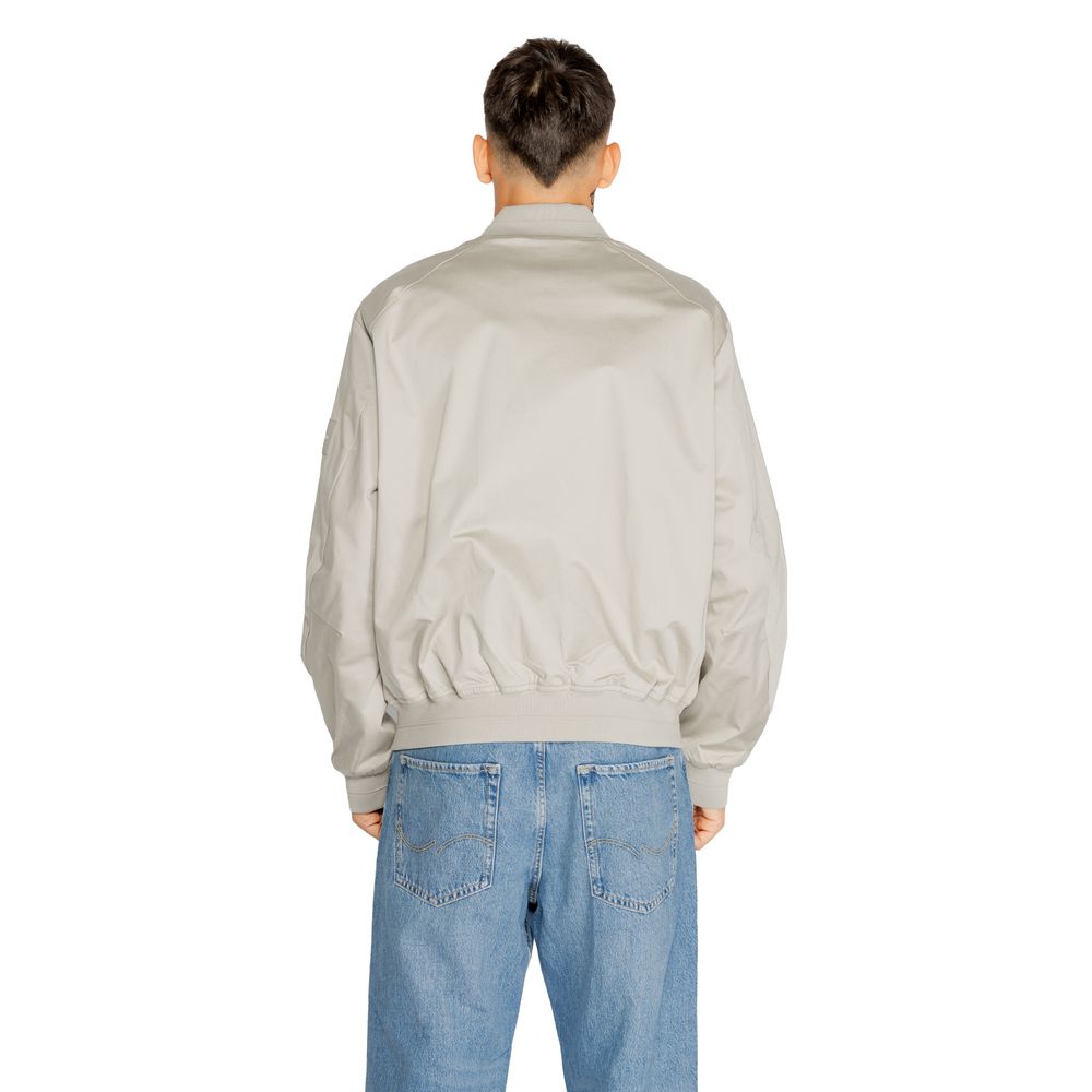 Vestes et manteaux en coton biologique gris Calvin Klein