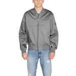 Vestes et manteaux en coton biologique gris Calvin Klein