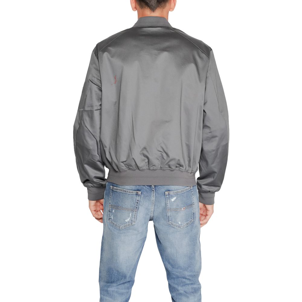 Vestes et manteaux en coton biologique gris Calvin Klein