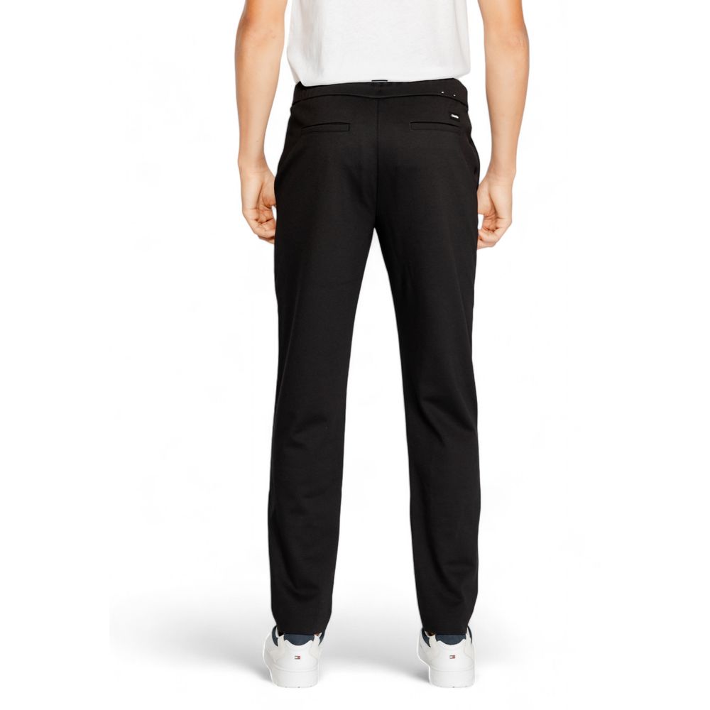 Calvin Klein Black Recycled Polyester Pant