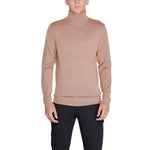 Col roulé en laine beige Calvin Klein