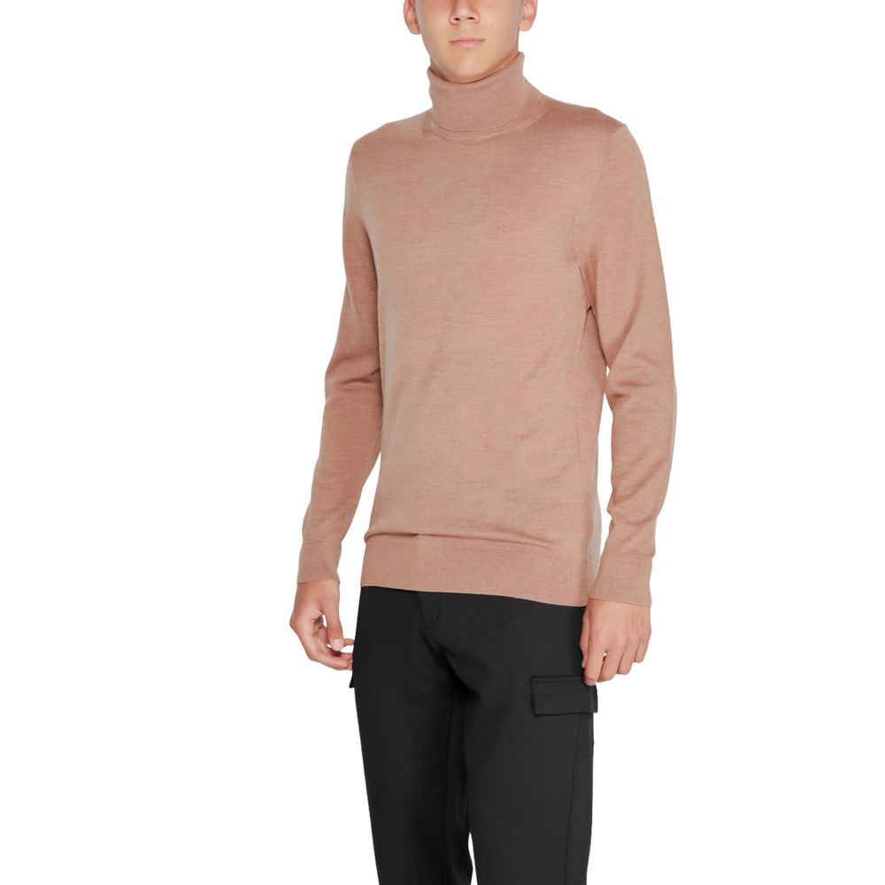 Col roulé en laine beige Calvin Klein