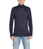 Calvin Klein Blue Wool Turtleneck