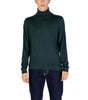 Calvin Klein Green Wool Turtleneck