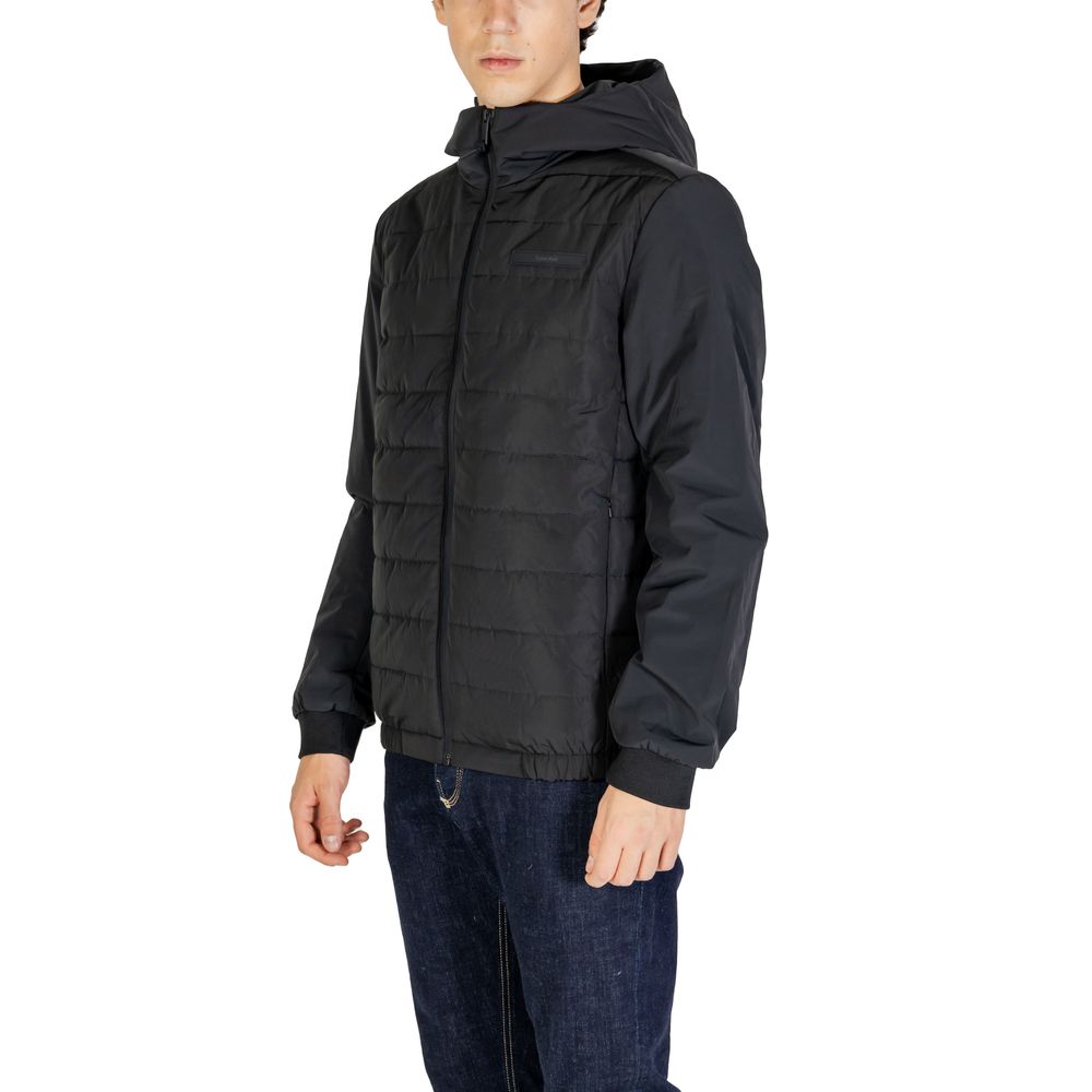 Vestes et manteaux Calvin Klein en polyester recyclé noir