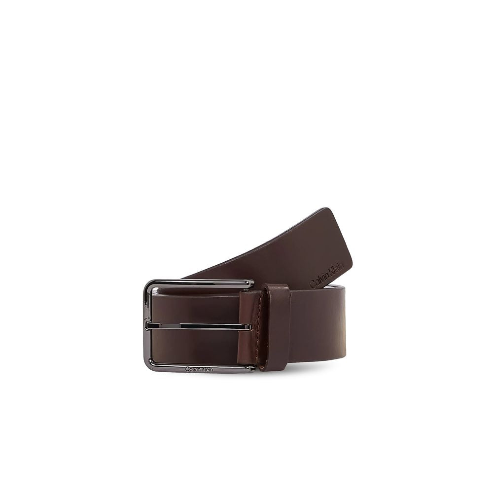 Ceinture en cuir marron Calvin Klein