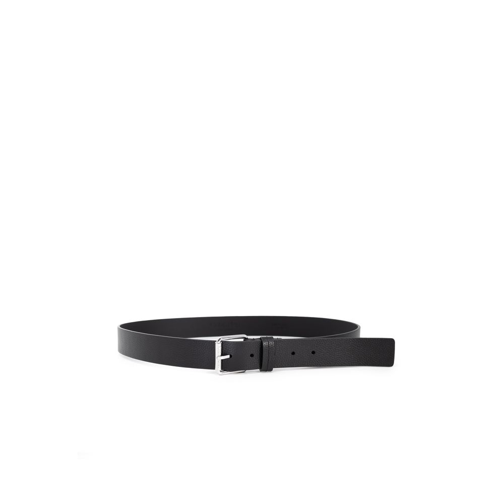 Ceinture en cuir noir Calvin Klein