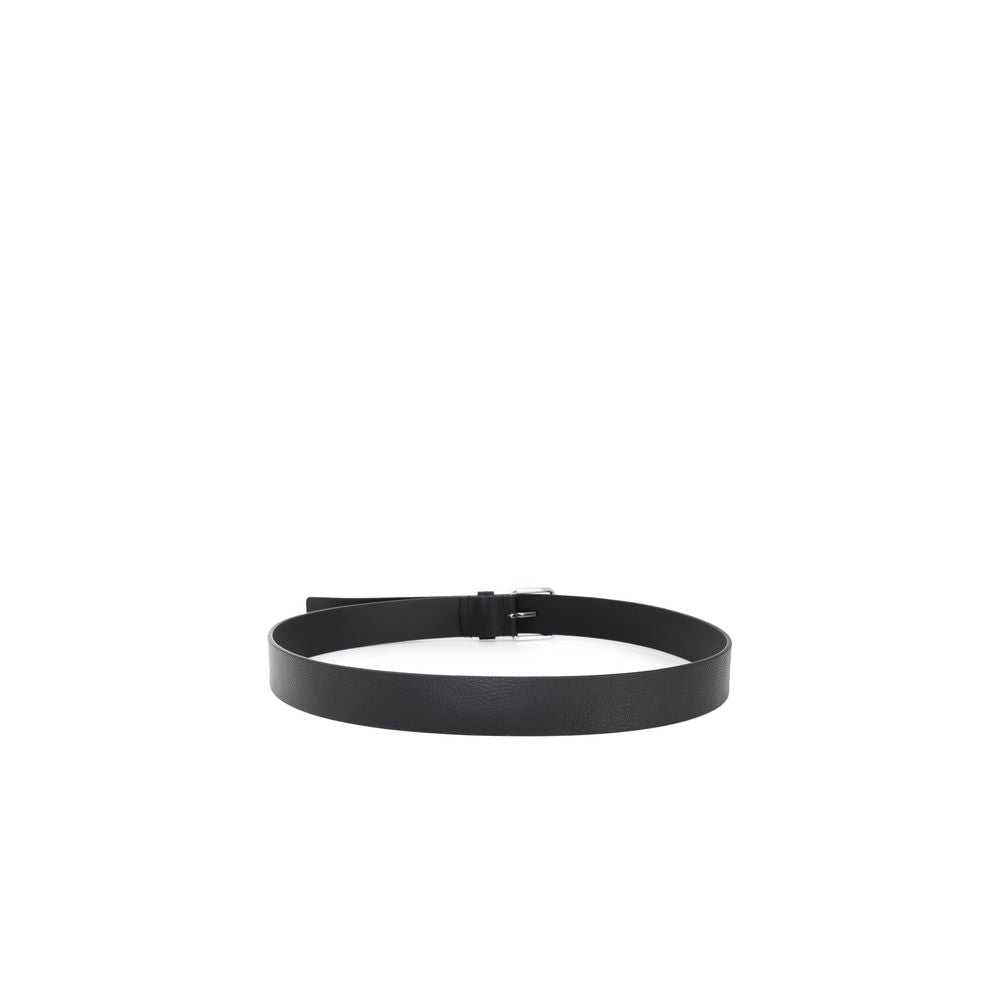 Ceinture en cuir noir Calvin Klein