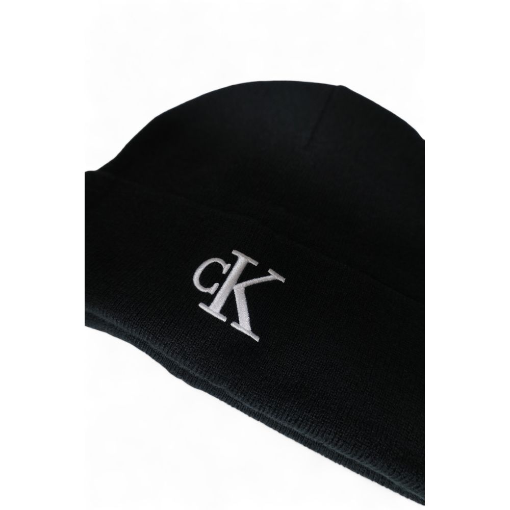 Casquette de baseball noire en polyester recyclé Calvin Klein