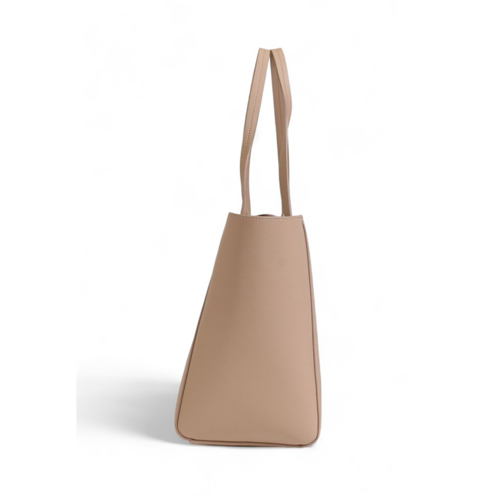 Sac à main Calvin Klein beige en polyester recyclé