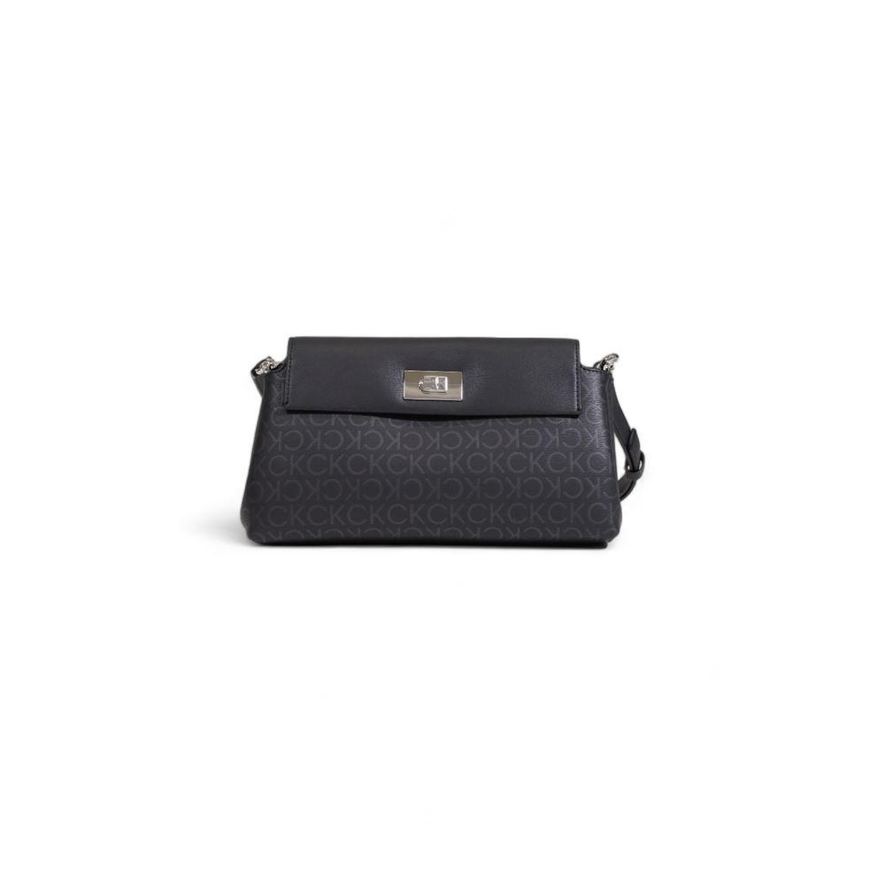 Sac à main Calvin Klein en polyester recyclé noir