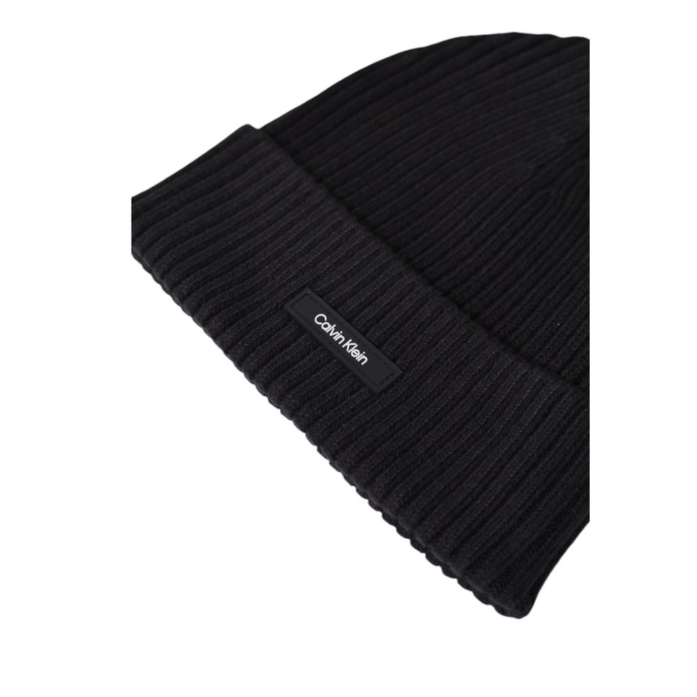 Casquette de baseball noire en coton biologique Calvin Klein
