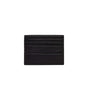 Porte-cartes en cuir noir Calvin Klein