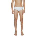 Slip de bain Calvin Klein en polyamide blanc
