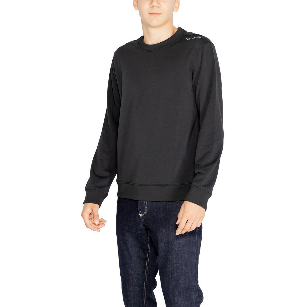Calvin Klein Sport Black Recycled Polyester Sweatshirt