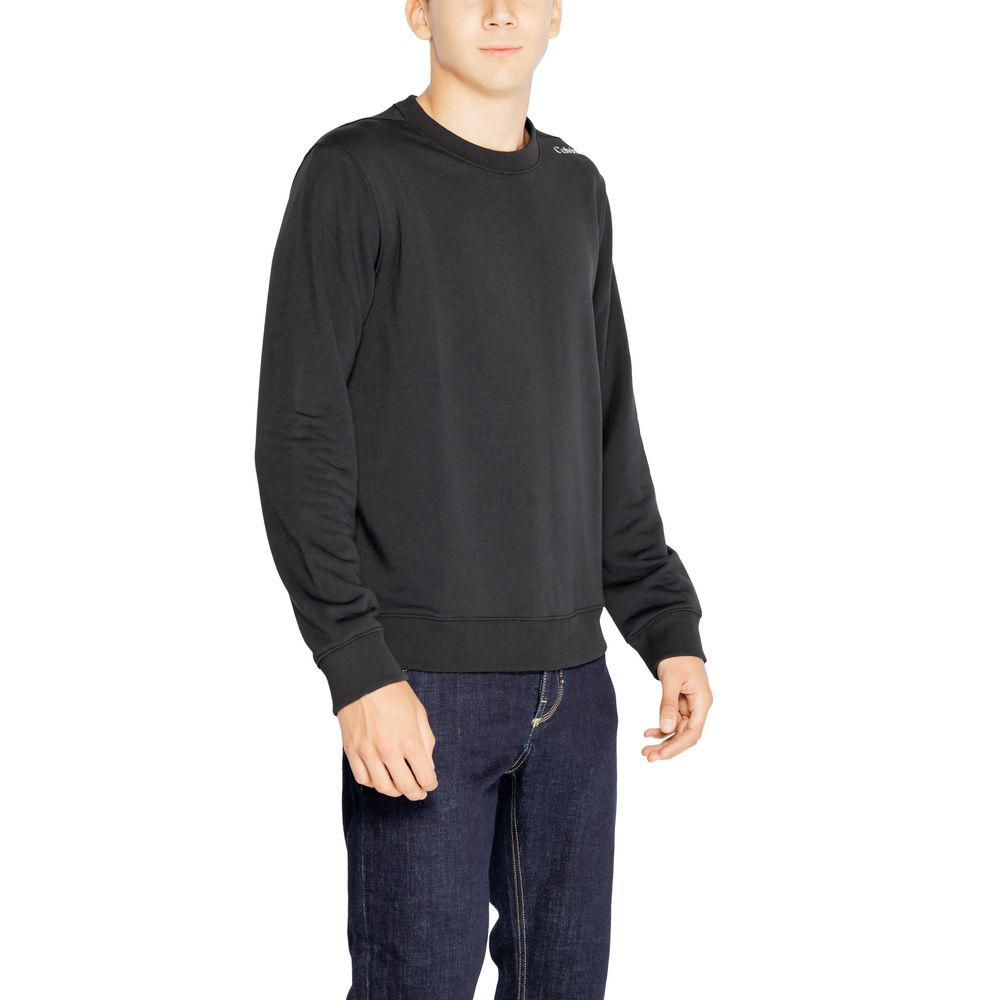 Calvin Klein Sport Black Recycled Polyester Sweatshirt