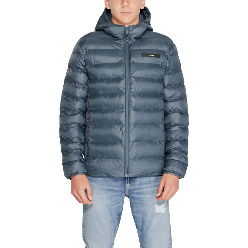 Vestes et manteaux Calvin Klein en polyester recyclé noir
