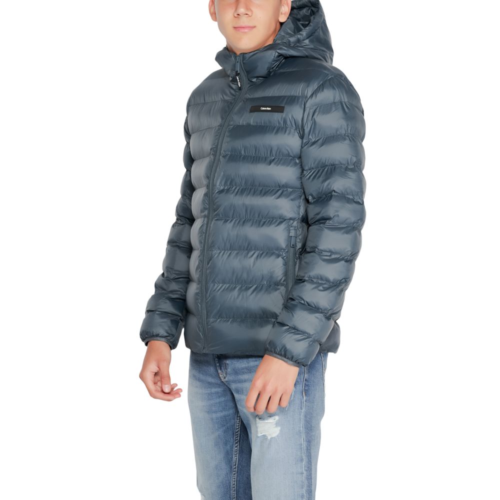 Vestes et manteaux Calvin Klein en polyester recyclé noir