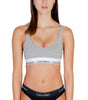 Calvin Klein Underwear Gray Cotton Bra