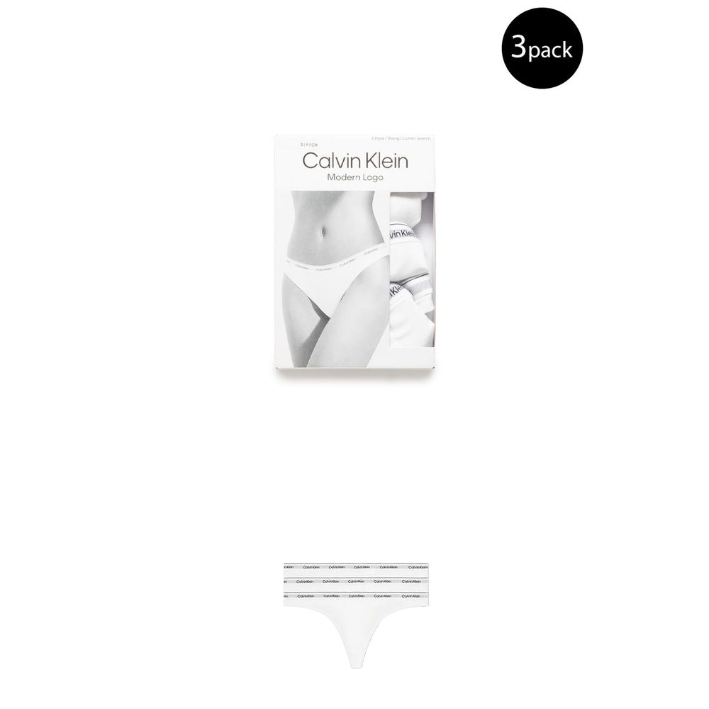 Calvin Klein Underwear White Cotton Panty