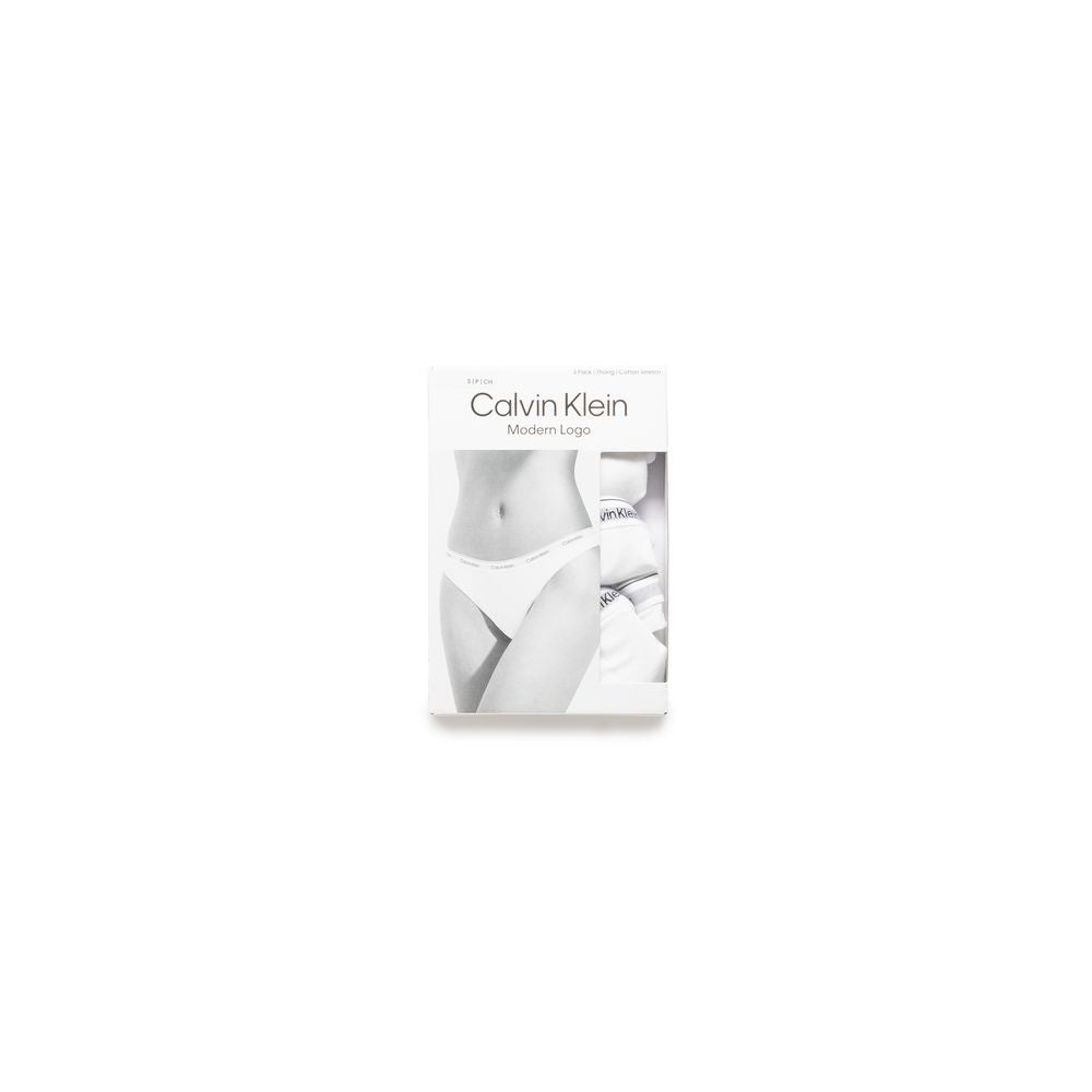 Calvin Klein Underwear White Cotton Panty