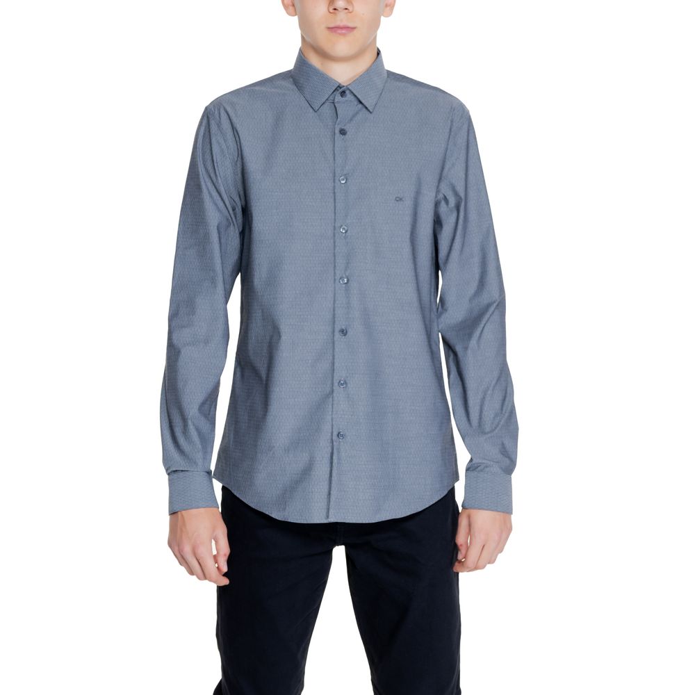 Chemise en coton noir Calvin Klein