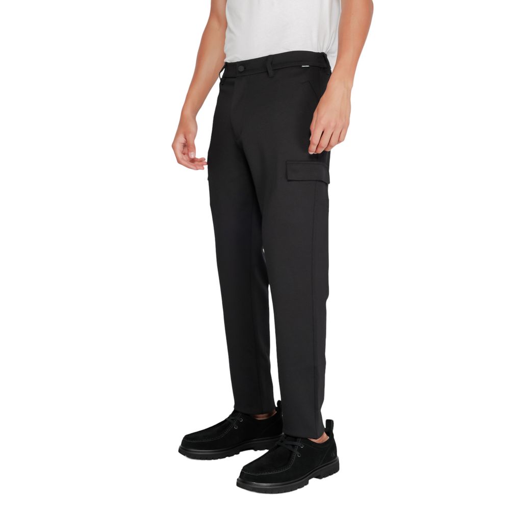 Pantalon de jogging noir en polyester recyclé Calvin Klein