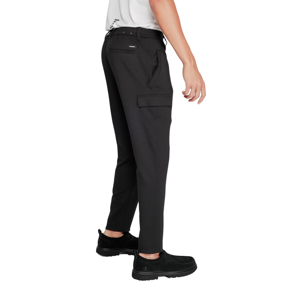 Pantalon de jogging noir en polyester recyclé Calvin Klein