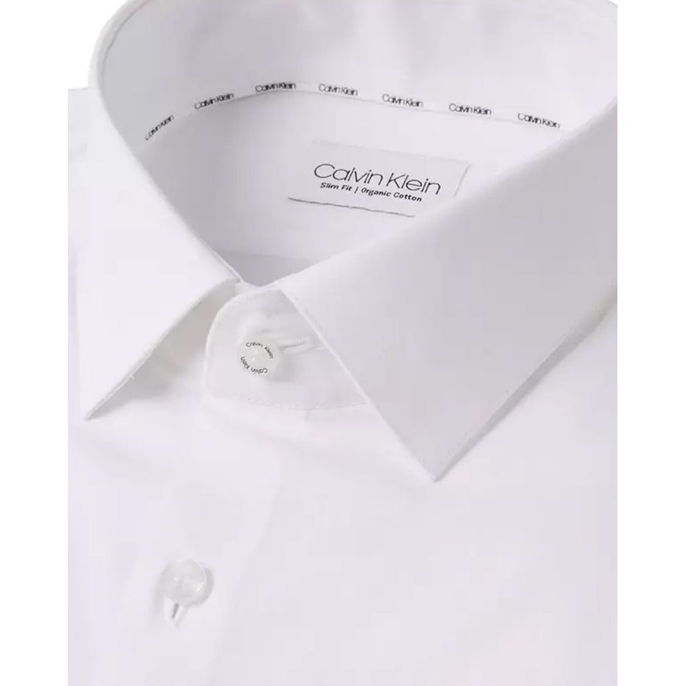 Chemise en coton blanc Calvin Klein