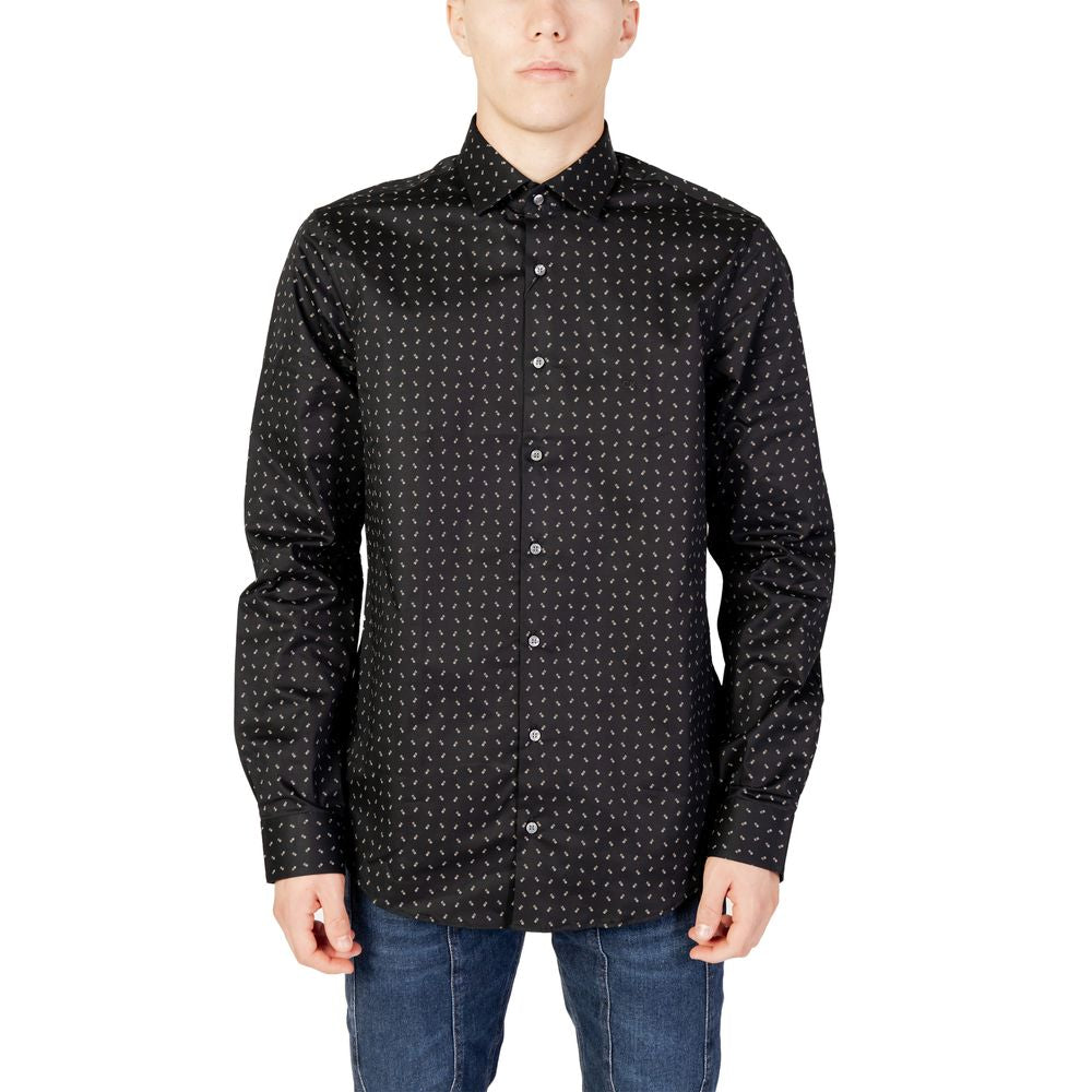 Chemise en coton noir Calvin Klein