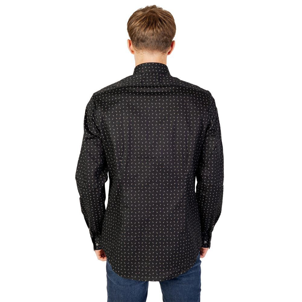Chemise en coton noir Calvin Klein