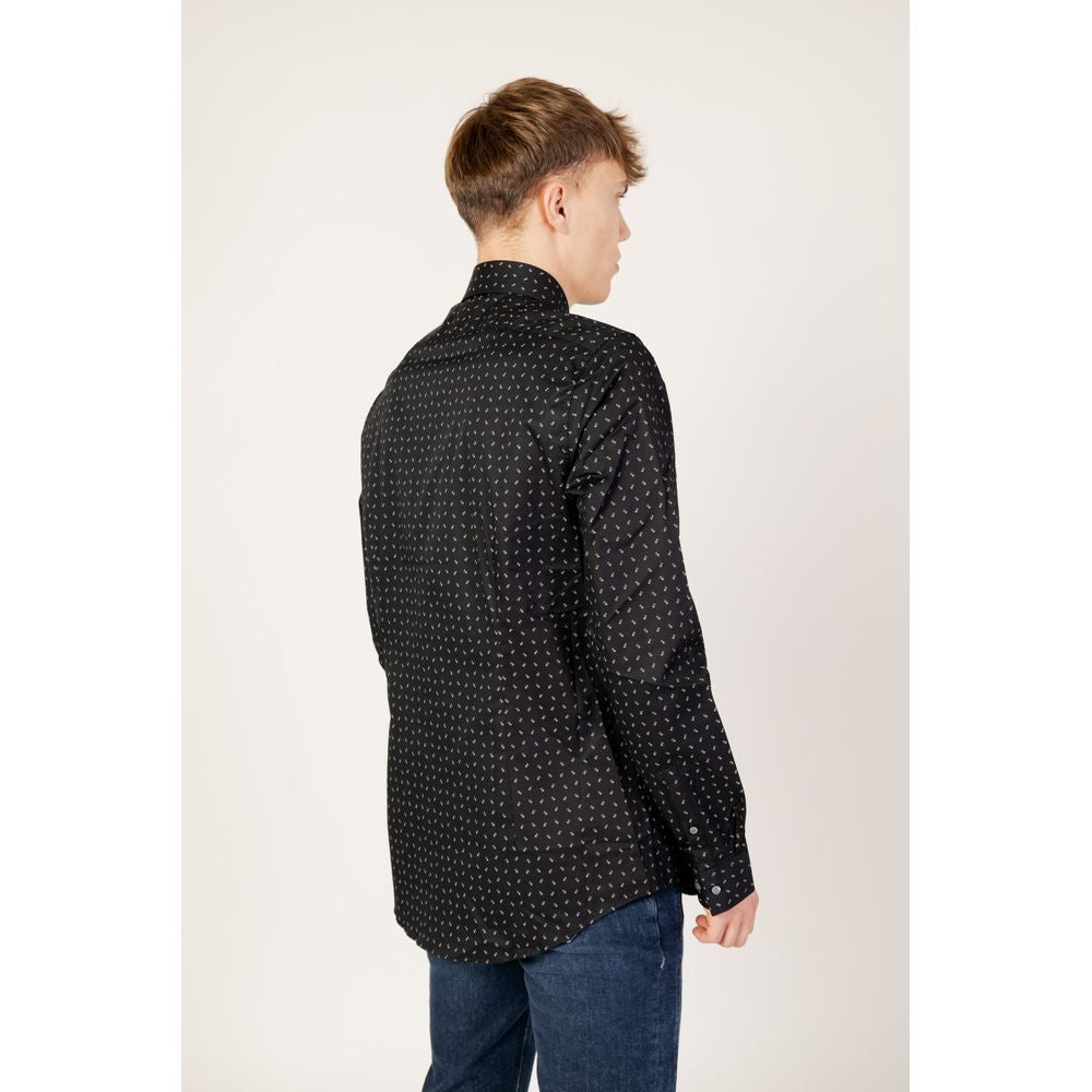 Chemise en coton noir Calvin Klein
