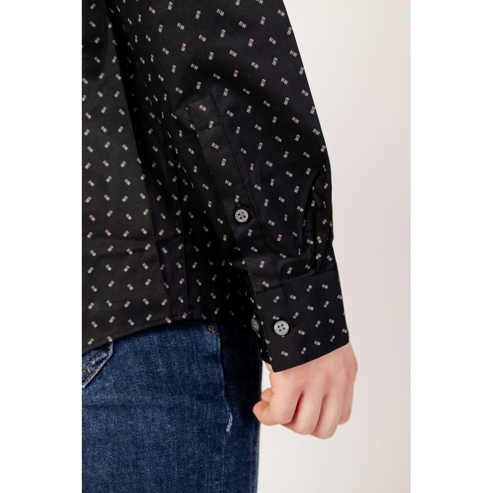 Chemise en coton noir Calvin Klein