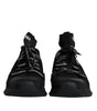 Dolce & Gabbana Black Sorrento Logo Men Sneakers Socks Shoes