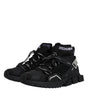 Dolce & Gabbana Black Sorrento Logo Men Sneakers Socks Shoes