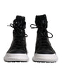 Dolce & Gabbana Black Nylon Galileo High Top Sneakers Shoes