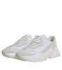 Dolce & Gabbana White Leather Daymaster Low Top Sneakers Shoes